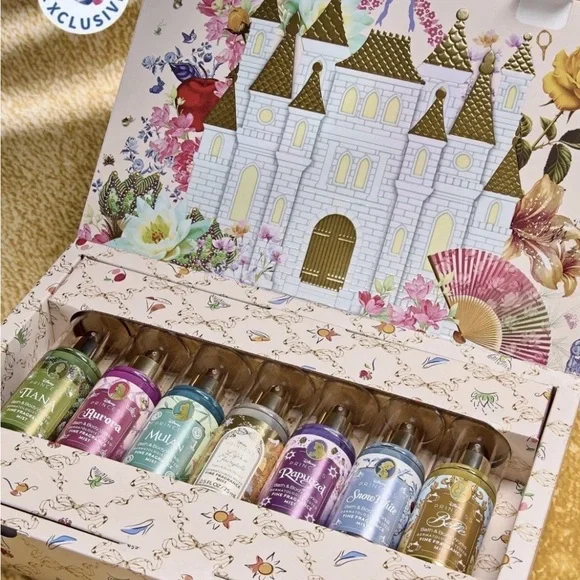 Bath & Body Works Disney Princess 7-piece Mini Fragrance mist set
